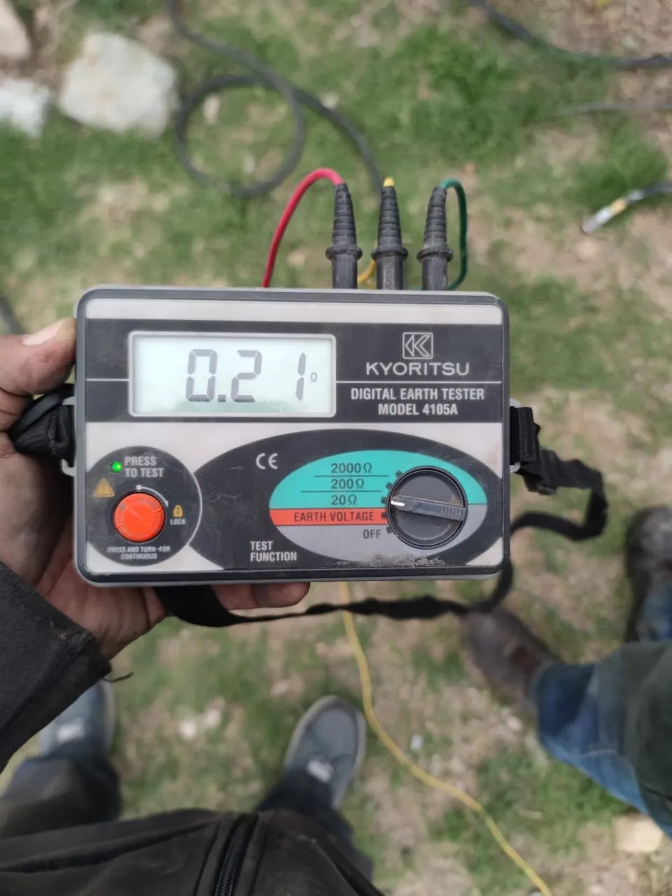 Medición de resistencia de un sistema de tierras físicas